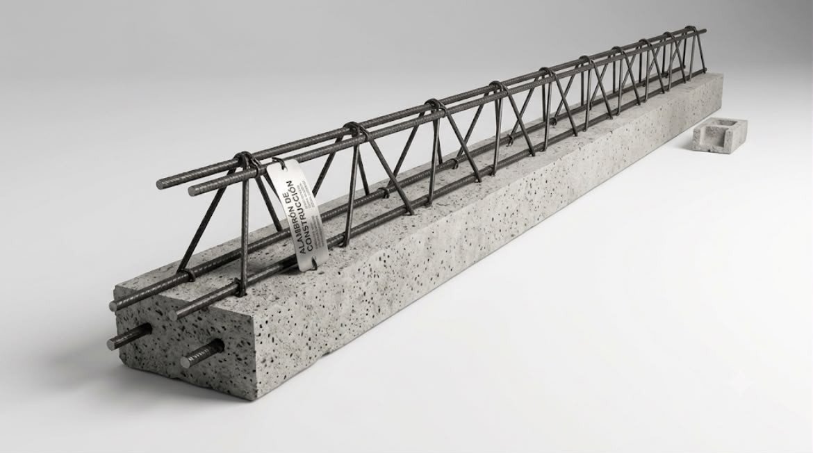Semivigueta de concreto